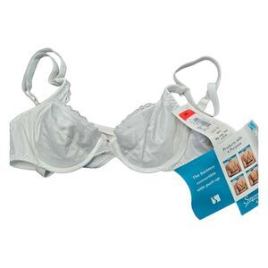 Smoothie NEW TAGS Convertible Underwire White Bra 34A